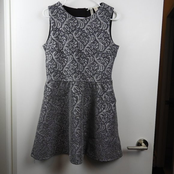 H&M Silver Glitter Dress in Medium - Picture 1 of 4
